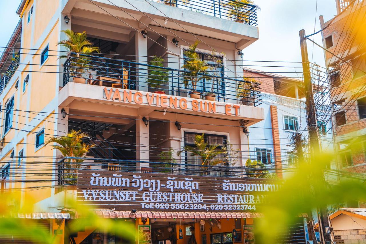 Vang Vieng Sunset Guesthouse & Restaurant Экстерьер фото